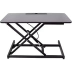 Convertisseur de bureau debout, Rehausseur de bureau assis-debout réglable en hauteur avec tiroir pour clavier, Poste de travail de bureau