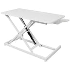 Convertisseur de bureau debout, Rehausseur de bureau assis-debout réglable en hauteur avec tiroir pour clavier, Poste de travail de bureau