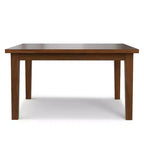 Table à manger carrée contemporaine Colburn 54 x 54 pouces en noyer