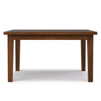 Table à manger carrée contemporaine Colburn 54 x 54 pouces en noyer