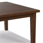 Table à manger carrée contemporaine Colburn 54 x 54 pouces en noyer