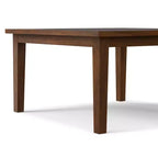 Table à manger carrée contemporaine Colburn 54 x 54 pouces en noyer