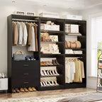 Besiost Closet System with Drawers and Shoe Racks