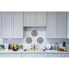 Meuble bas de cuisine Shaker 24 L x 42 H x 12 P, cadre en bois massif, peinture à base d'eau à faible teneur en COV, amortisseurs de porte, prêt à assembler, gris tourterelle