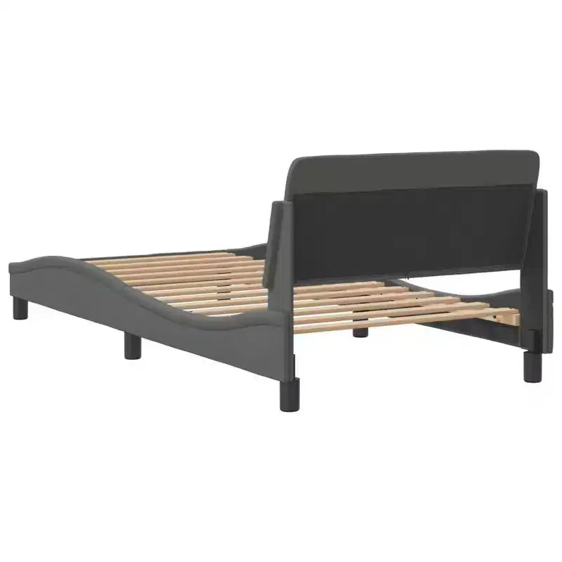 Bed FrameVelvet, Metal, Solid Pine Wood, Plywood Queen